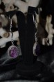 Aretes morados